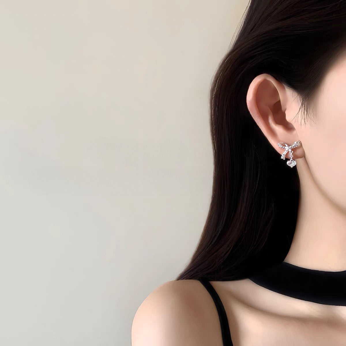 The "Coquette" Bow Drops - S925 Silver Post