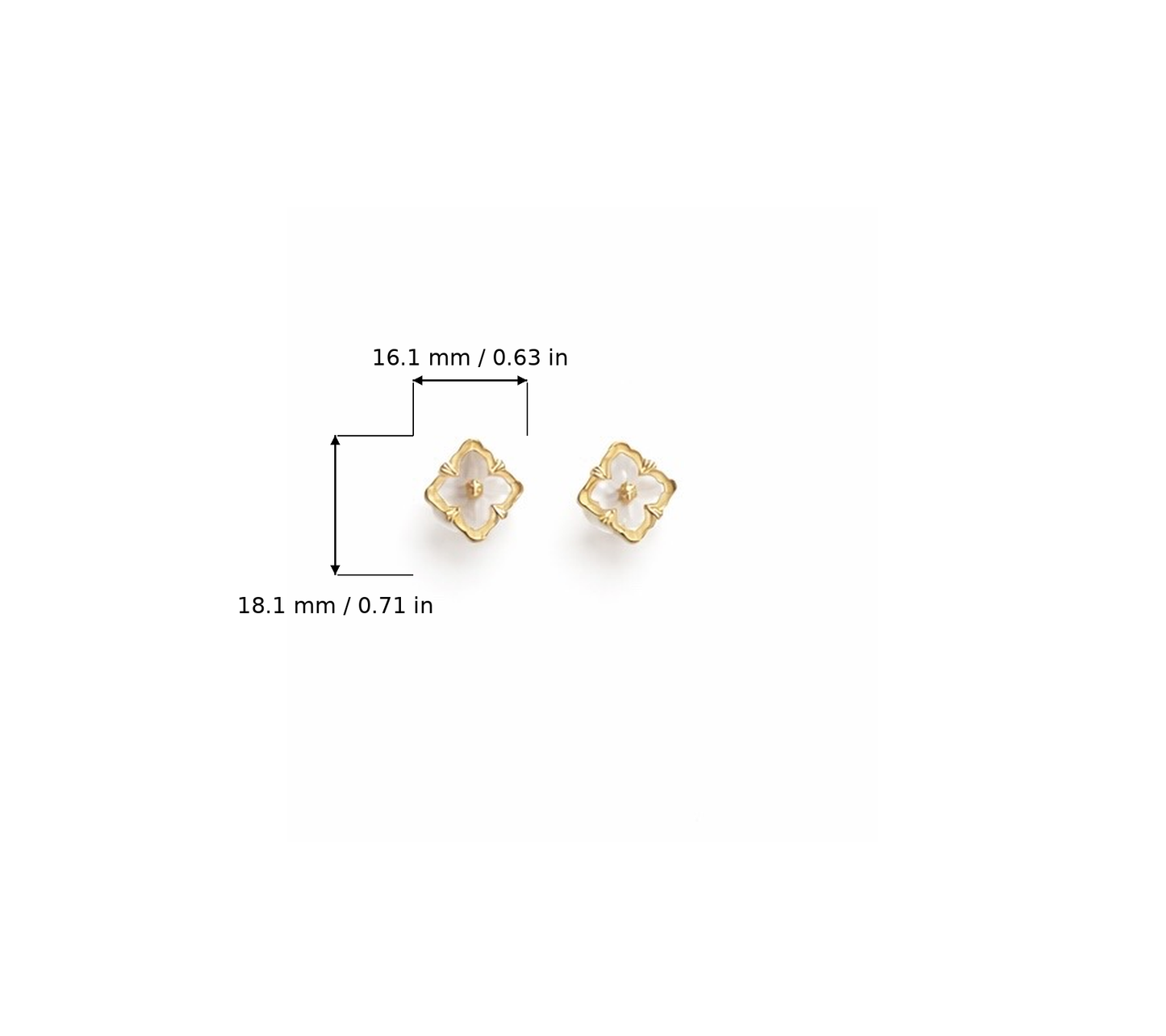 Pink Mother-of-Pearl Floral Jewelry Set