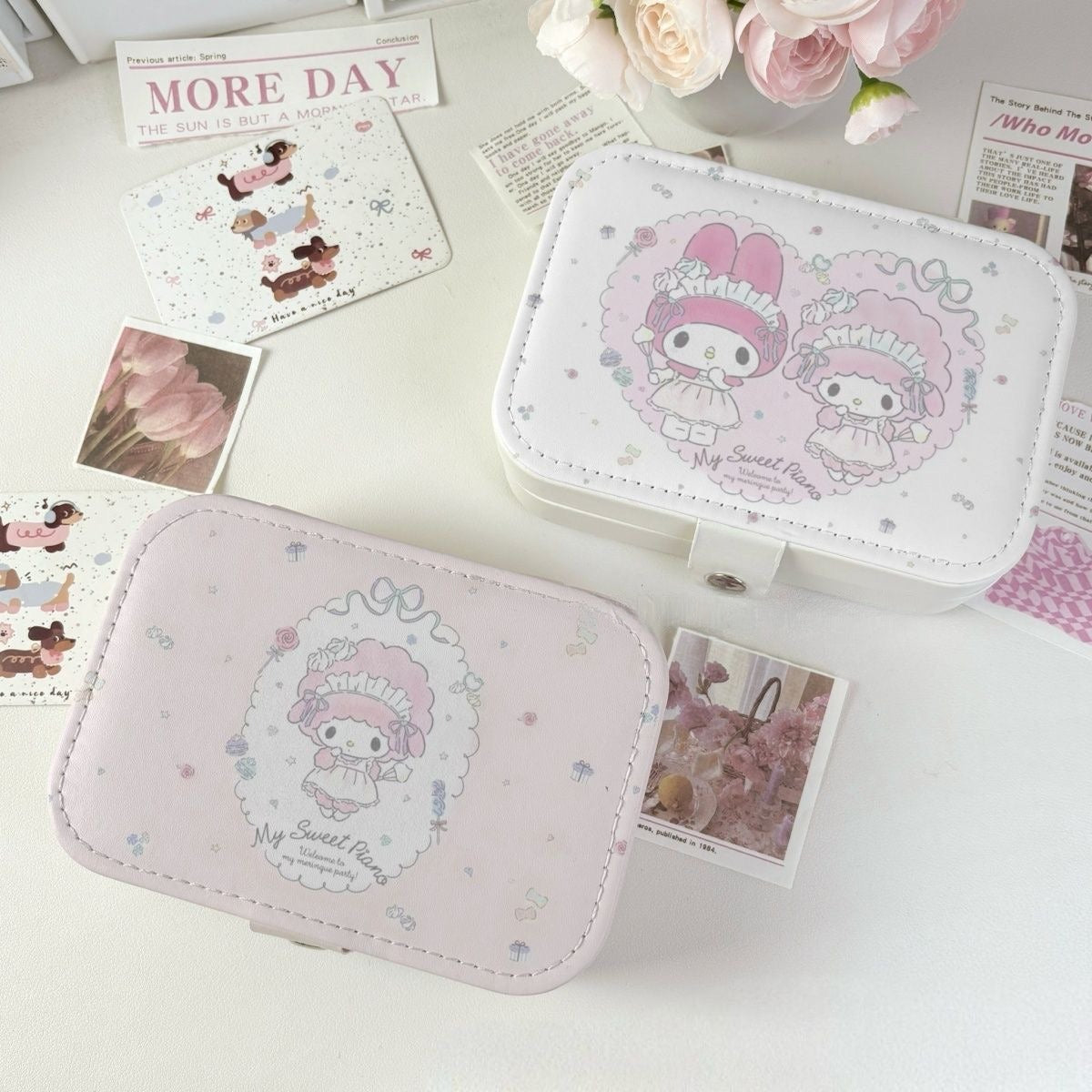 Elegant Ballet-Style Jewelry Organizer - Premium Portable Case for Travel, Stores Earrings, Rings & Necklaces with Large Capacity