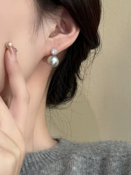 Petite Radiance Pearl Drops - S925 Silver Post
