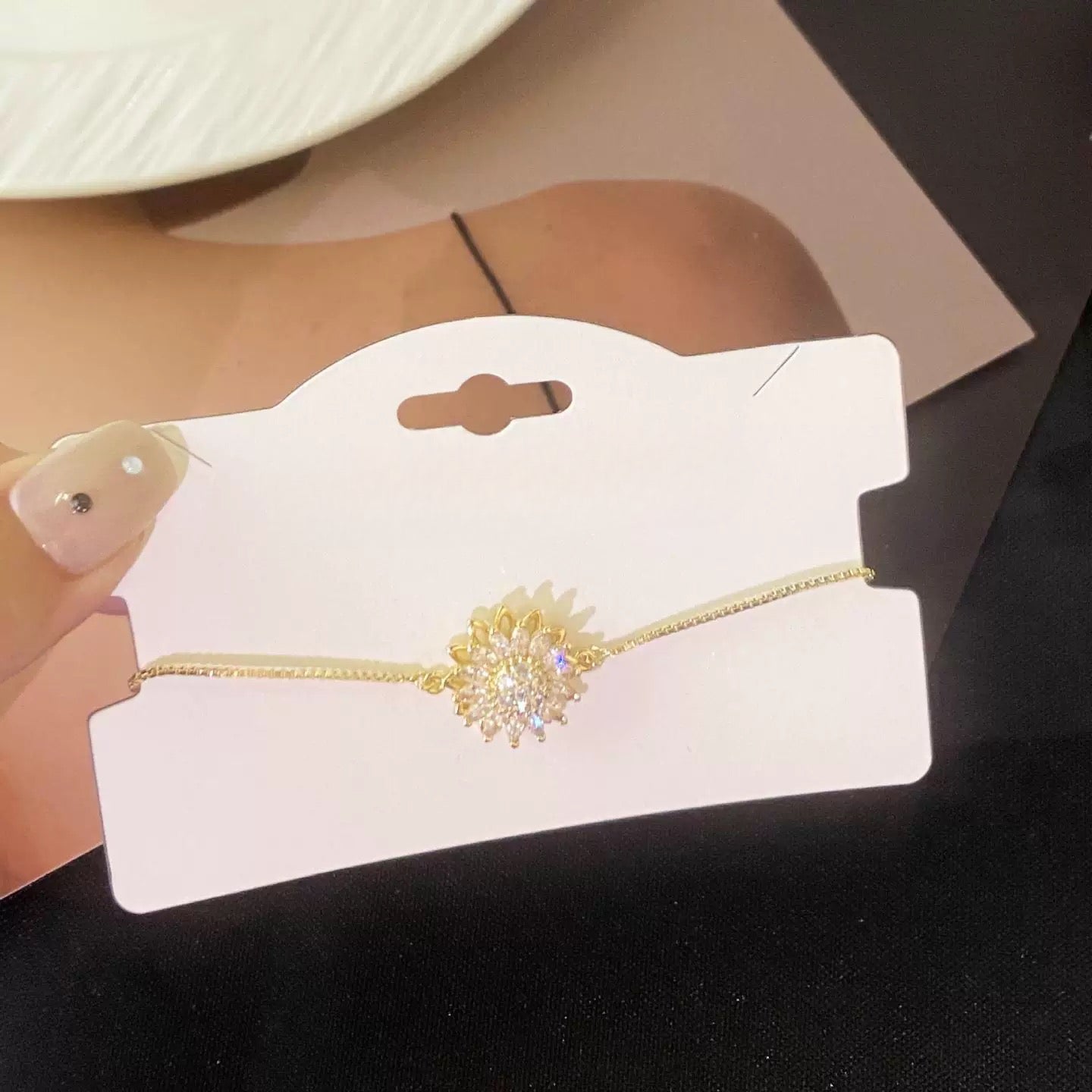 “Sun-Kissed” Rotating Sunflower Bracelet - Find Your Inner Light