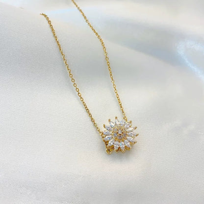 “Sun-Kissed” Rotating Sunflower Bracelet - Find Your Inner Light