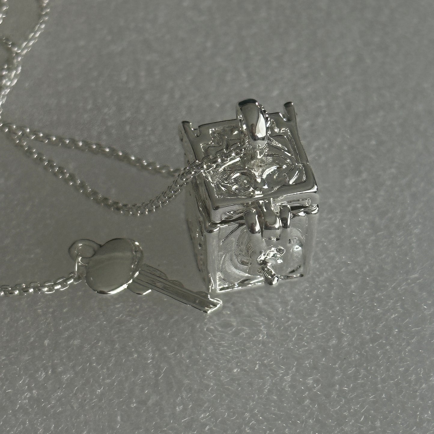 Secret Box Pendant Necklace