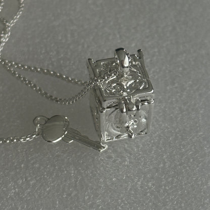 Secret Box Pendant Necklace