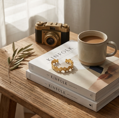 Eternal Bloom Cuff |Embossed Butterfly Stainless Steel Bangle