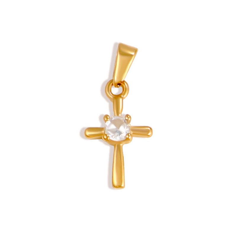 Sparkling Cross Stainless Steel Pendant Collection style 2