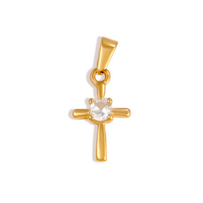 Sparkling Cross Stainless Steel Pendant Collection style 2