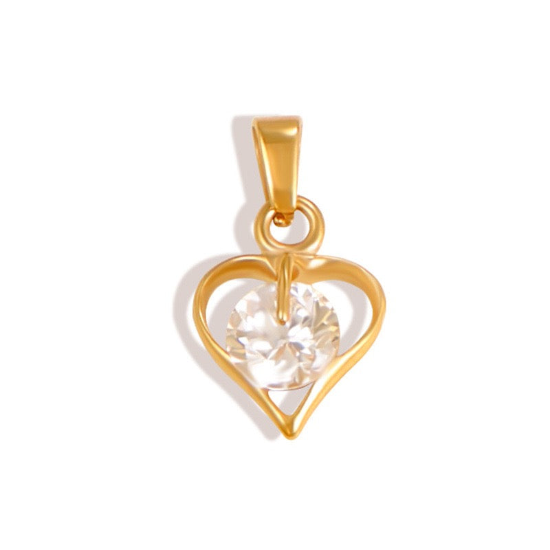 Sparkling Cross Stainless Steel Pendant Collection style 3