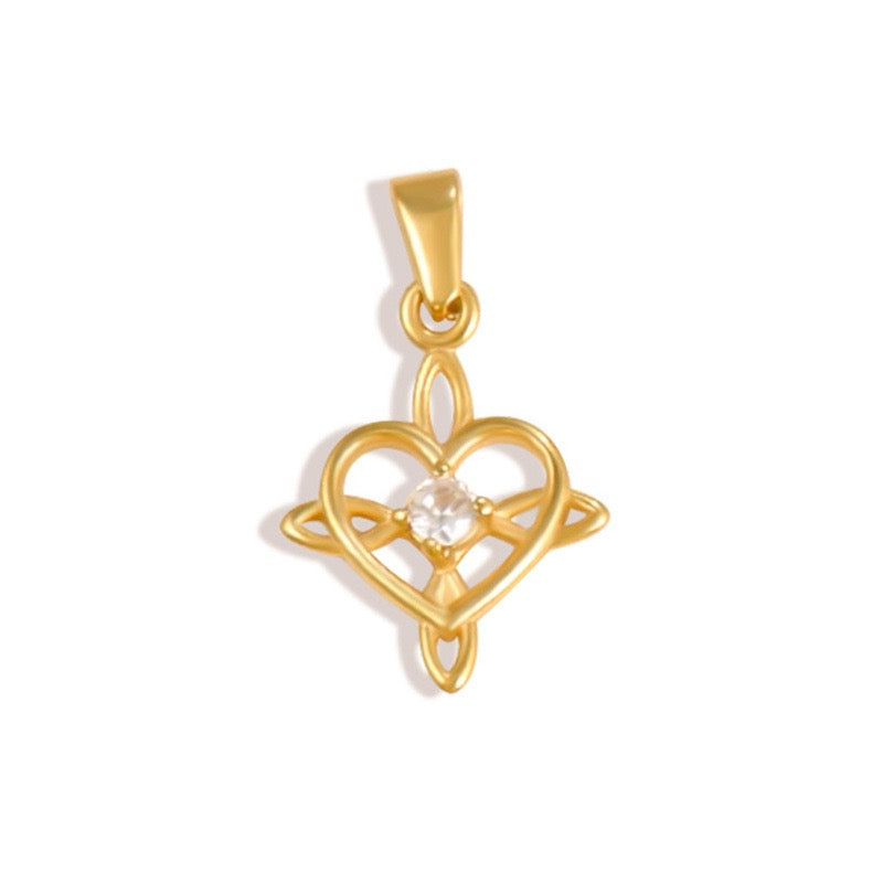 Sparkling Cross Stainless Steel Pendant Collection style 4