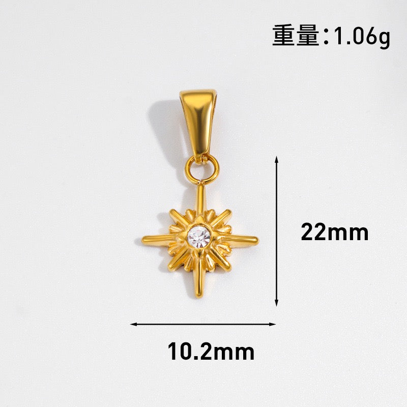 Celestial & Symbol Stainless Steel Pendant Collection style 8