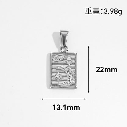 Celestial & Symbol Stainless Steel Pendant Collection style 10