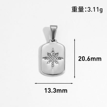 Celestial & Symbol Stainless Steel Pendant Collection style 12