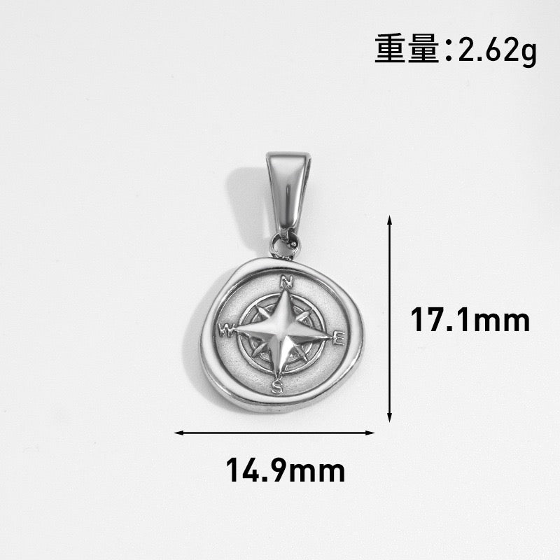Celestial & Symbol Stainless Steel Pendant Collection style 15