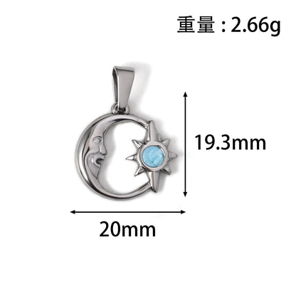 Celestial & Symbol Stainless Steel Pendant Collection style 16