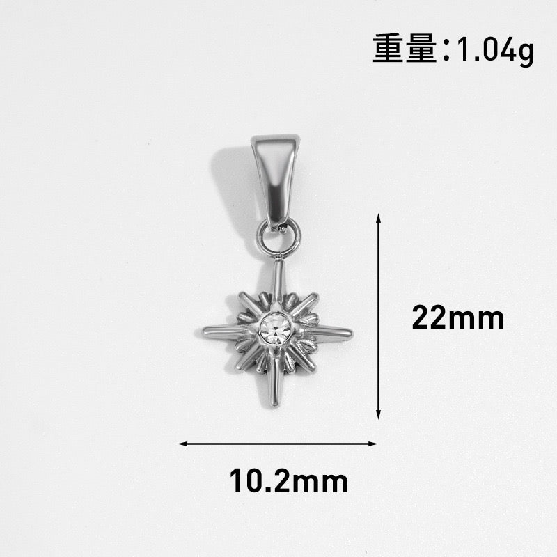 Celestial & Symbol Stainless Steel Pendant Collection style 18