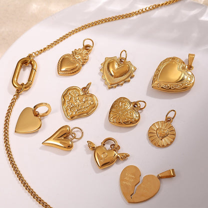 Heart Keepsake Pendant Charms