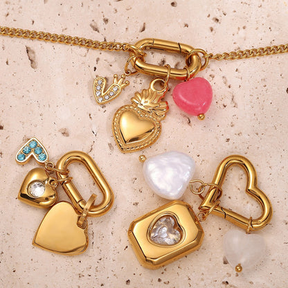 Heart Keepsake Pendant Charms