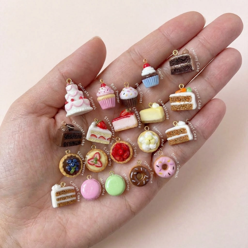 Sweet Treats & Kawaii Copper Charm Collection