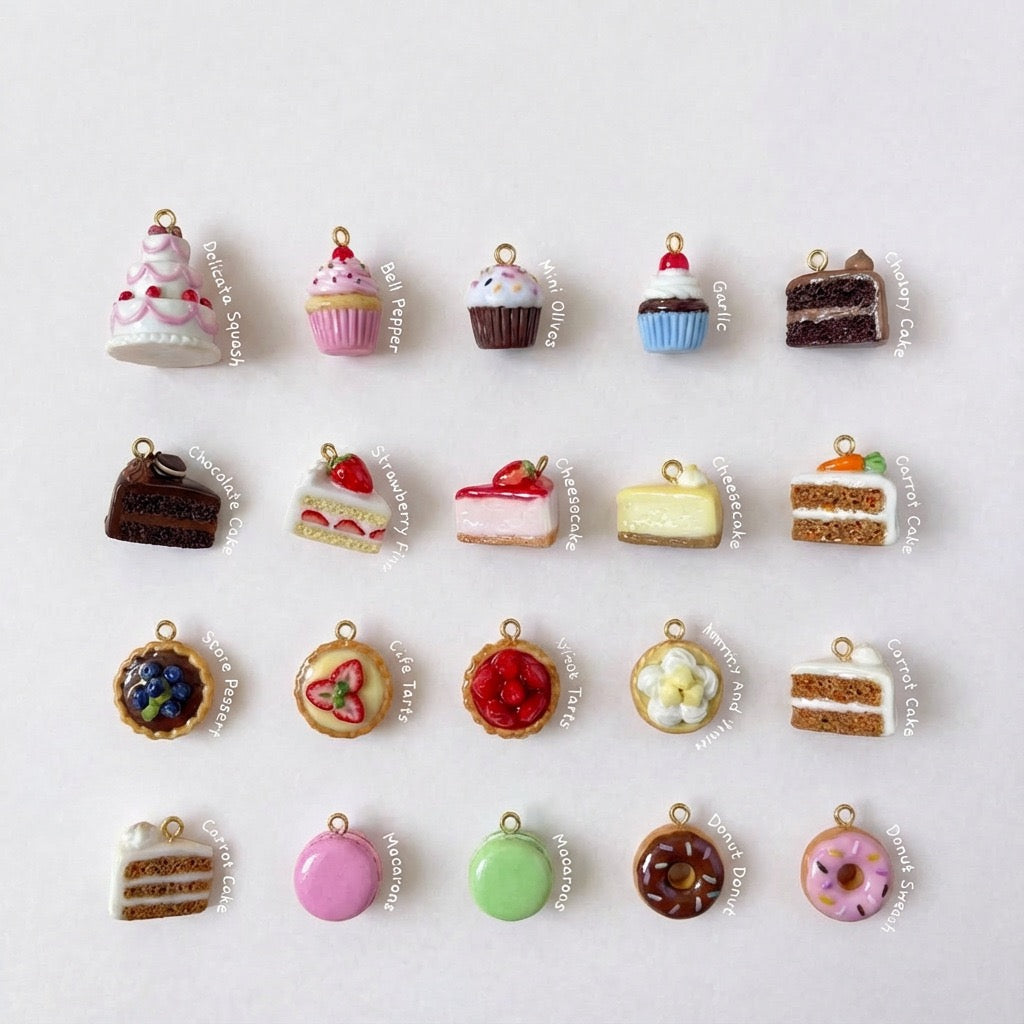 Sweet Treats & Kawaii Copper Charm Collection