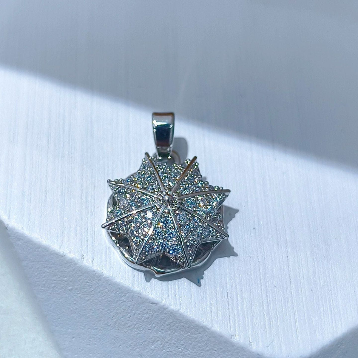 Rotating Floral & Sparkle Copper Pendant Collection style 12