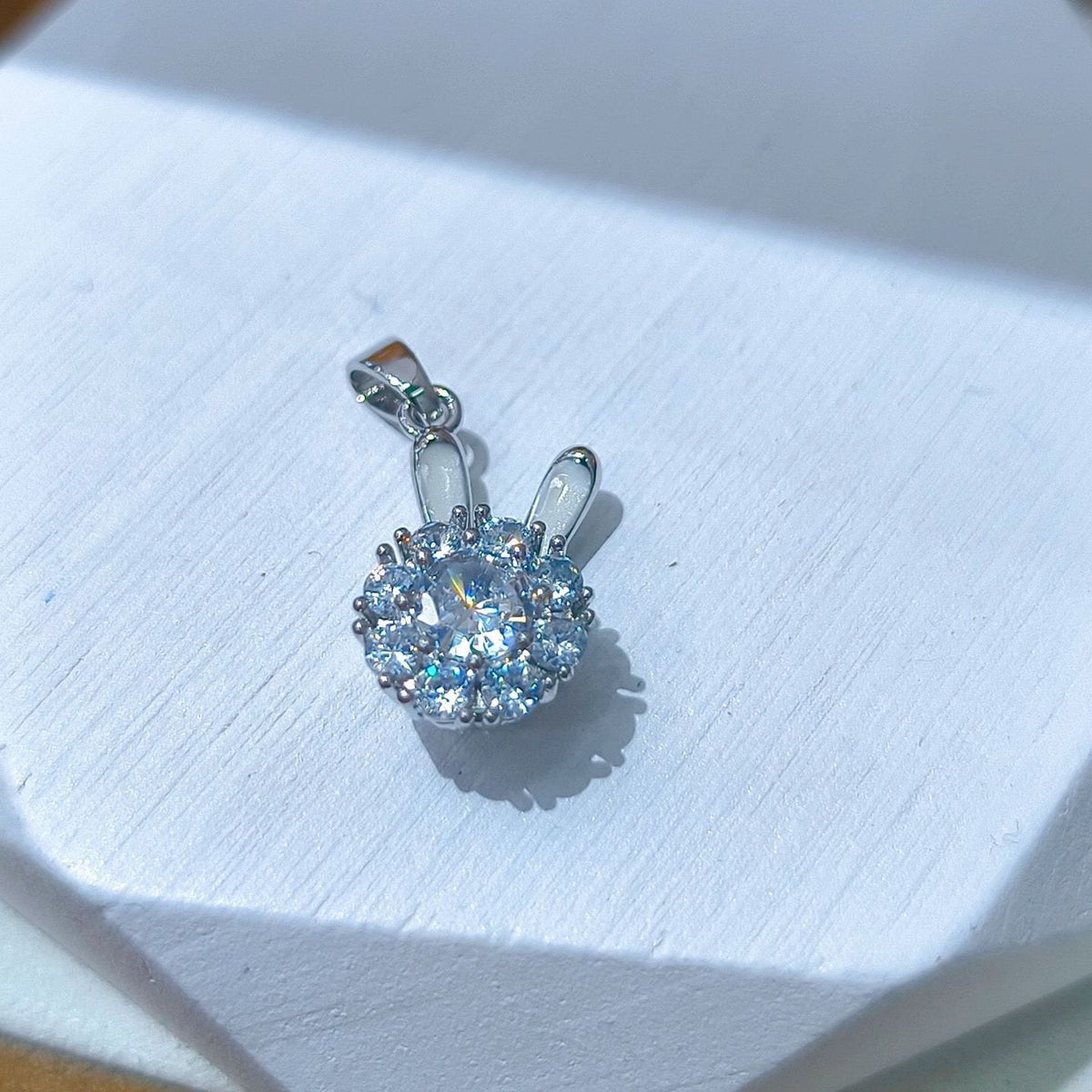 Rotating Floral & Sparkle Copper Pendant Collection style 23