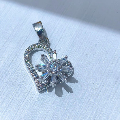 Rotating Floral & Sparkle Copper Pendant Collection style 37