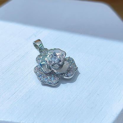 Rotating Floral & Sparkle Copper Pendant Collection style 56