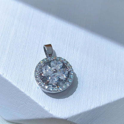 Rotating Floral & Sparkle Copper Pendant Collection style 71
