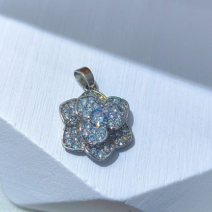 Rotating Floral & Sparkle Copper Pendant Collection style 75