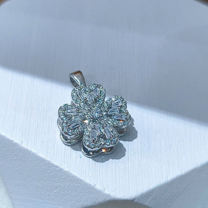 Rotating Floral & Sparkle Copper Pendant Collection style 83