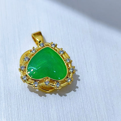 Rotating Floral & Sparkle Copper Pendant Collection style 84