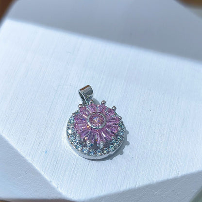 Rotating Floral & Sparkle Copper Pendant Collection style 97