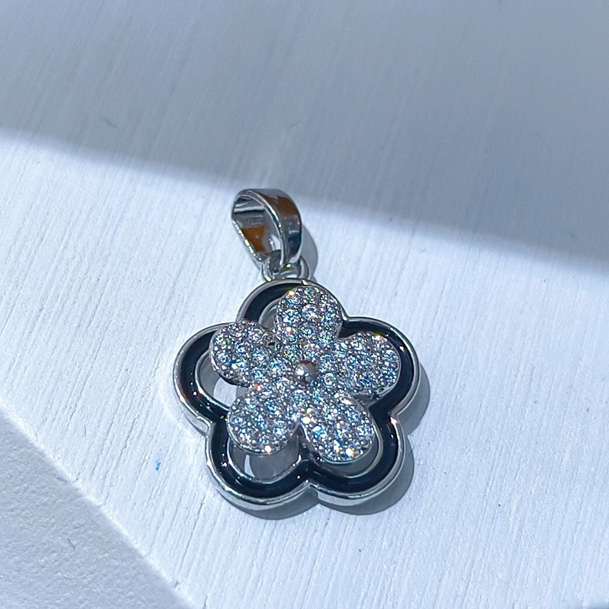 Rotating Floral & Sparkle Copper Pendant Collection style 103