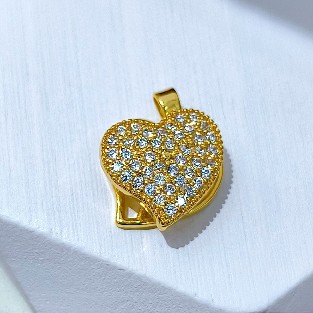 Rotating Floral & Sparkle Copper Pendant Collection style 107