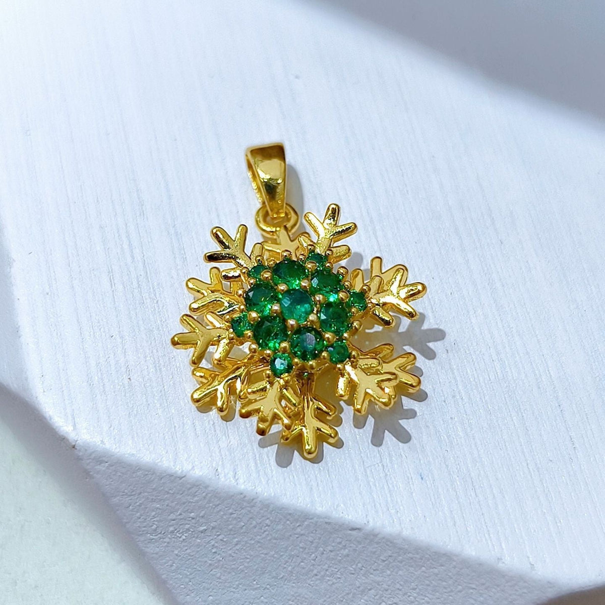 Rotating Floral & Sparkle Copper Pendant Collection style 108