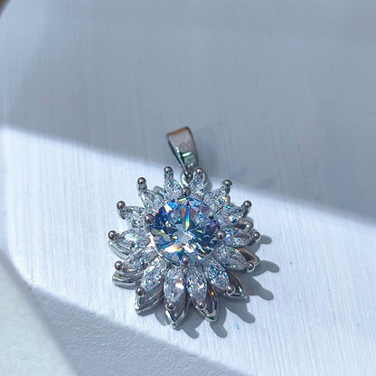Rotating Floral & Sparkle Copper Pendant Collection style 127