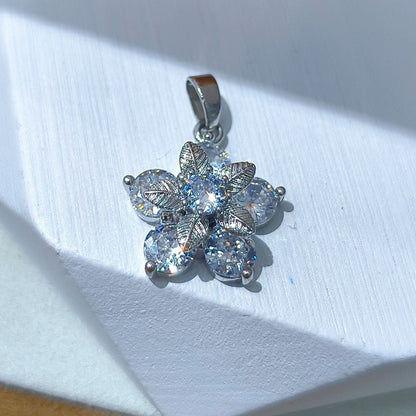 Rotating Floral & Sparkle Copper Pendant Collection style 135