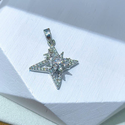 Rotating Floral & Sparkle Copper Pendant Collection style 136