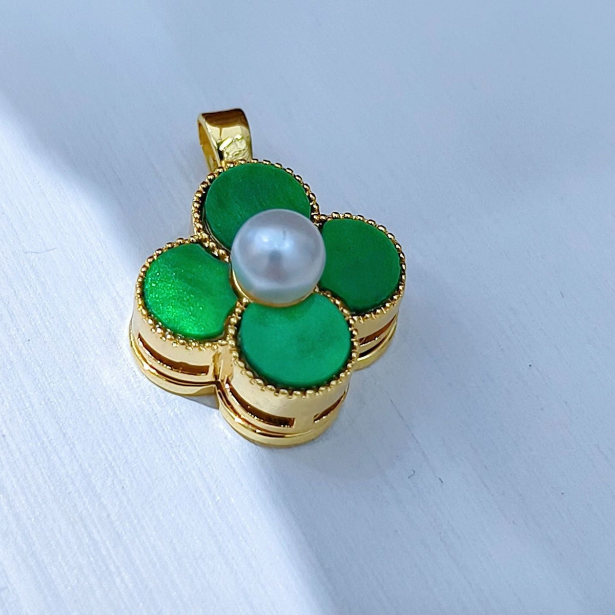 Rotating Floral & Sparkle Copper Pendant Collection style 141