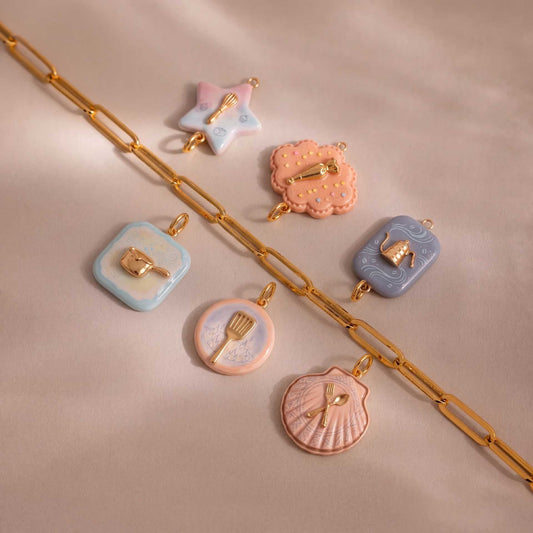 Pastel Baking Tools Copper Charm Collection main image