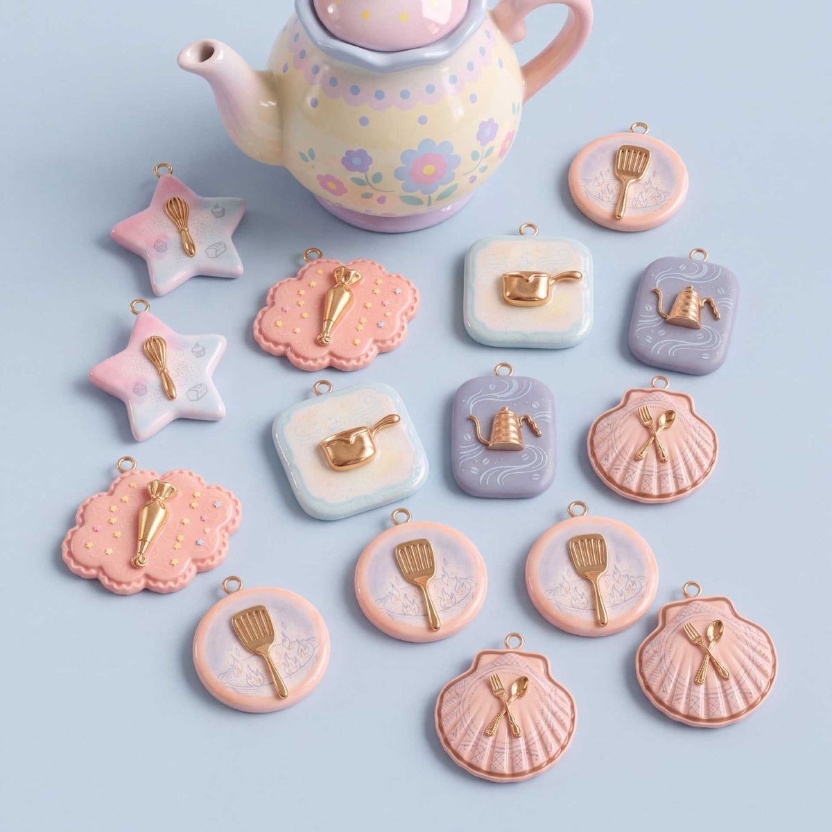 Pastel Baking Tools Copper Charm Collection gallery image 5