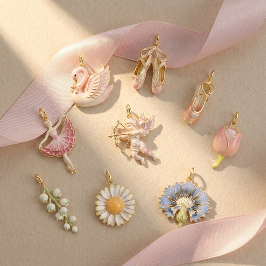 Ballet Garden Copper Charm Collection