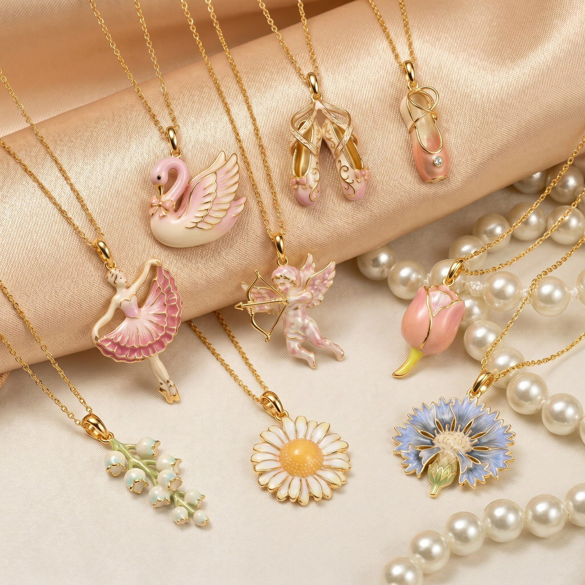Ballet Garden Copper Charm Collection