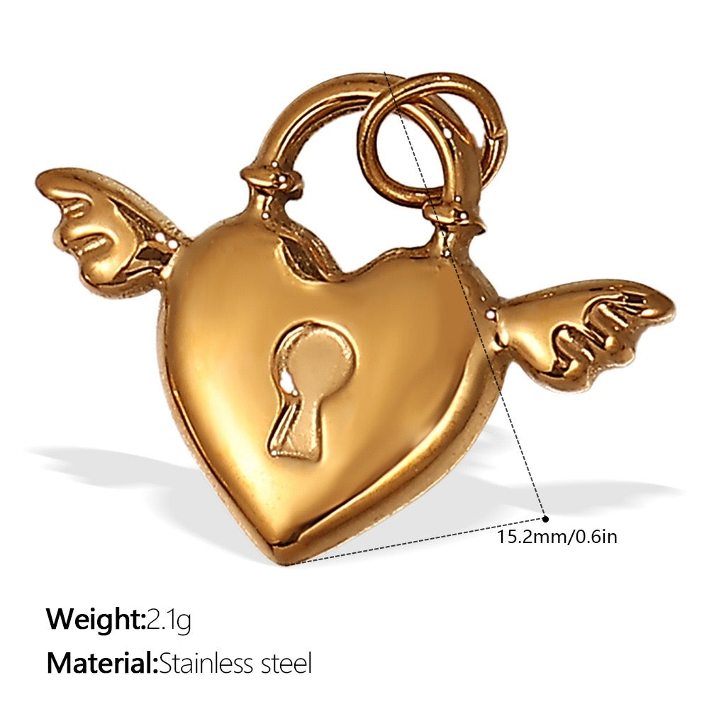 Heart Keepsake Pendant Charms