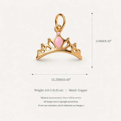 Ballet Story Copper Charm Collection - Pink Tiara