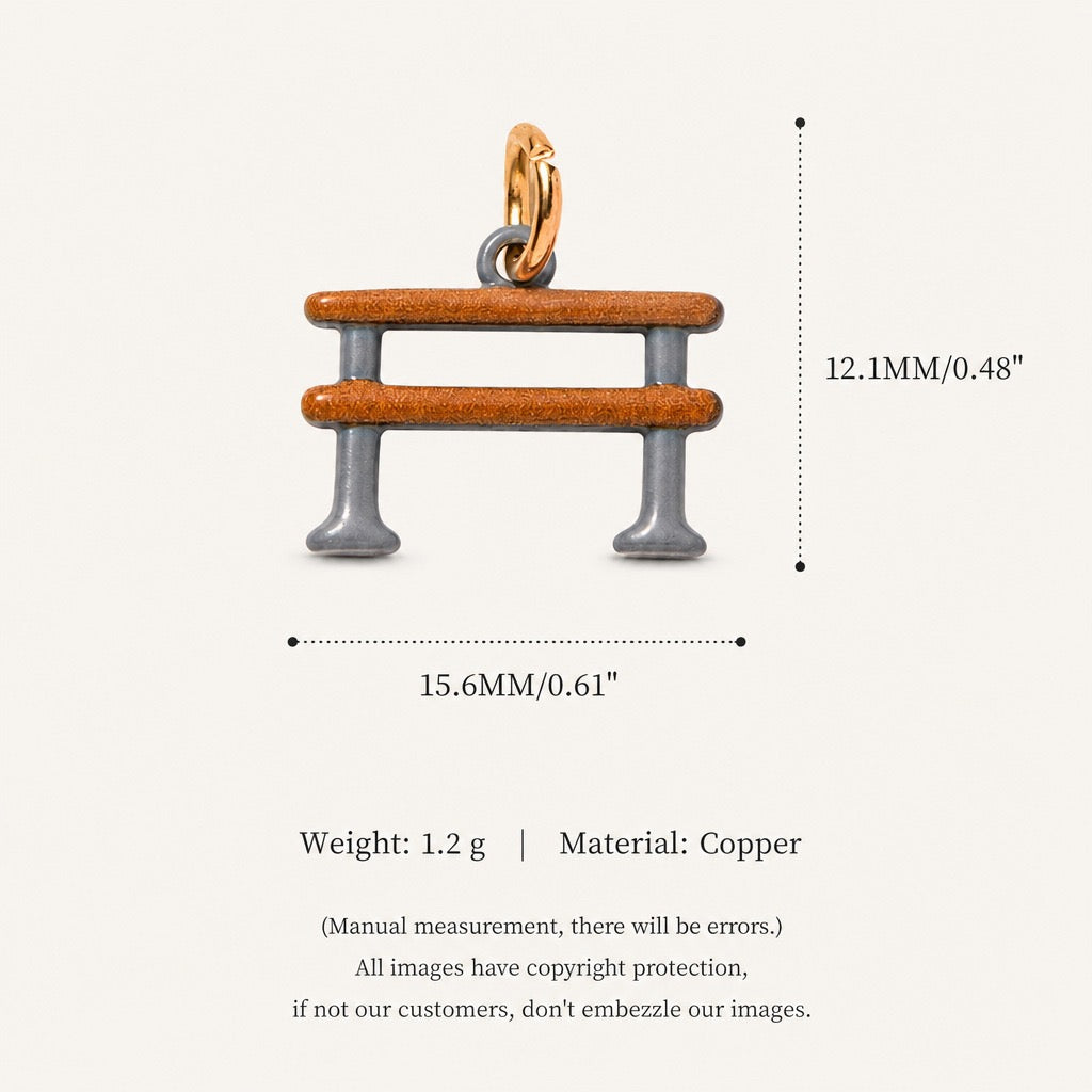 Ballet Story Copper Charm Collection - Ballet Barre
