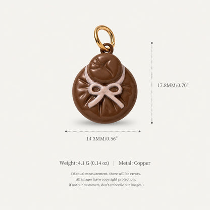 Ballet Garden Copper Charm Collection - Chocolate Ribbon Bonbon