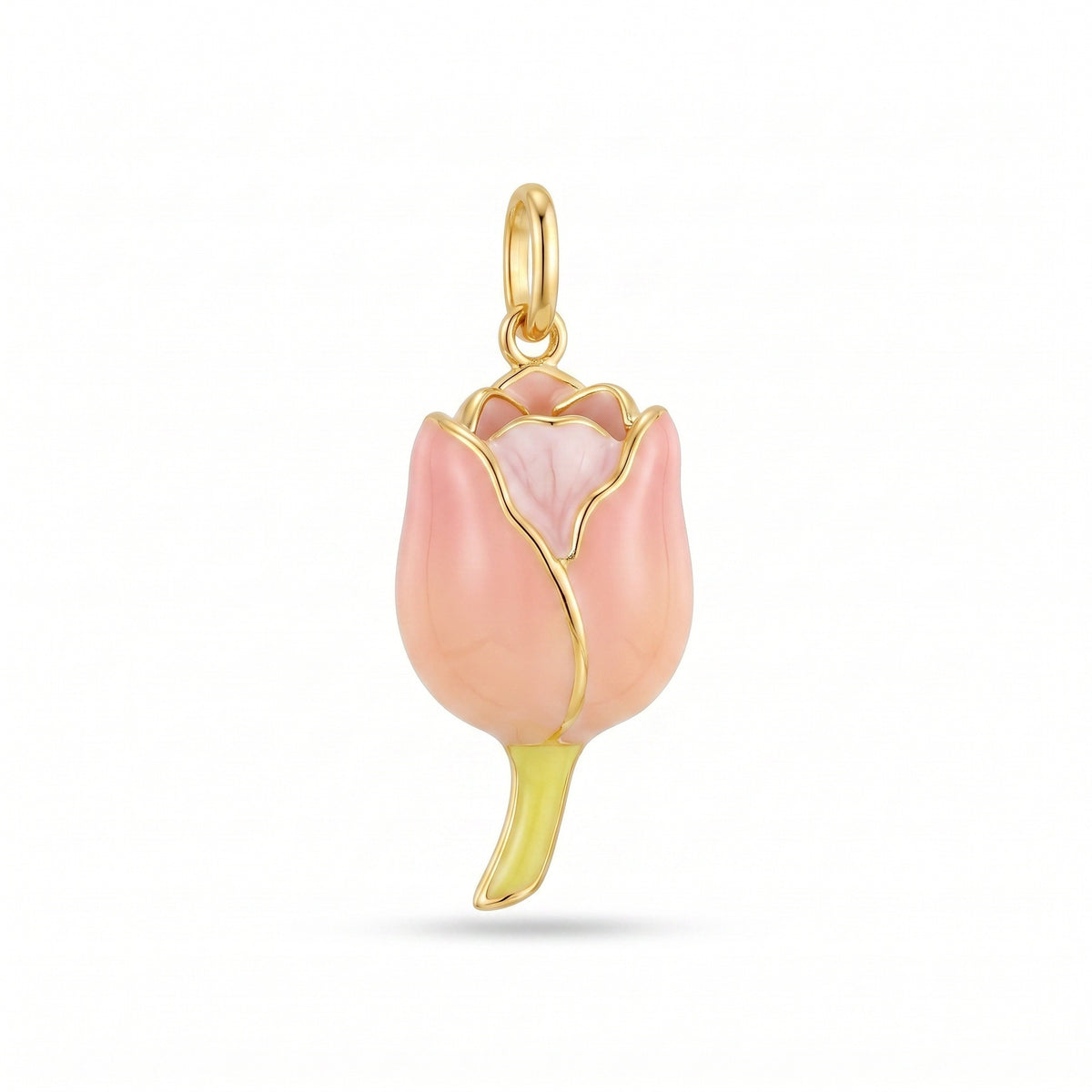 Ballet Garden Copper Charm Collection - Pink Tulip