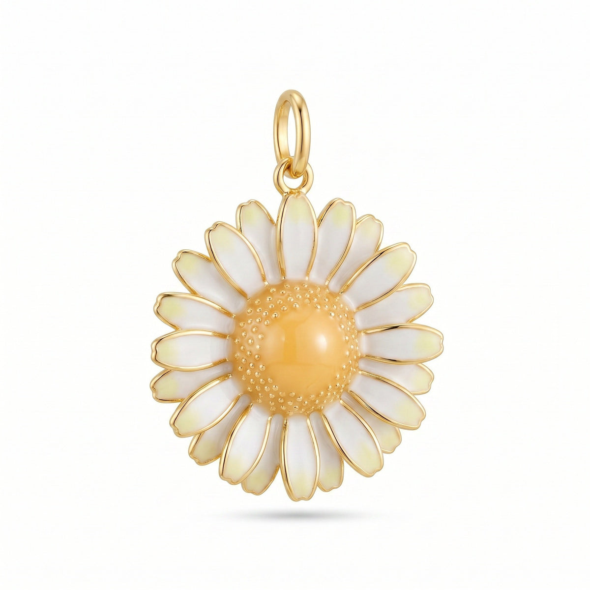 Ballet Garden Copper Charm Collection - White Daisy