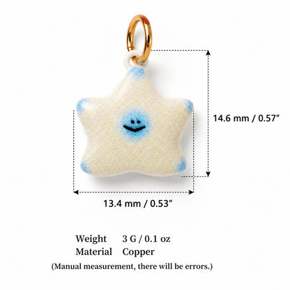 Sweet Treats & Kawaii Copper Charm Collection - Star Character